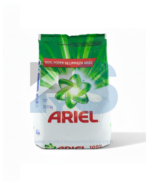 Detergente en Polvo Ariel x 1000g