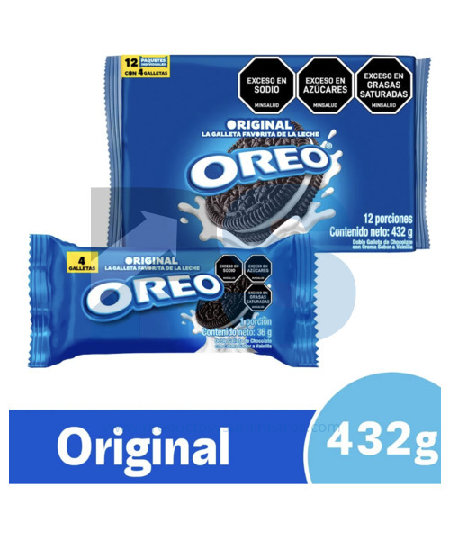 Galleta Oreo Original x 12 Uds