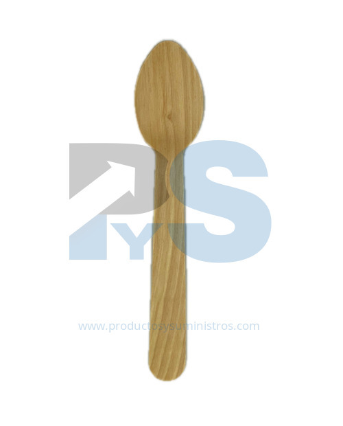 Cuchara en Madera 14 cm x 20 Uds
