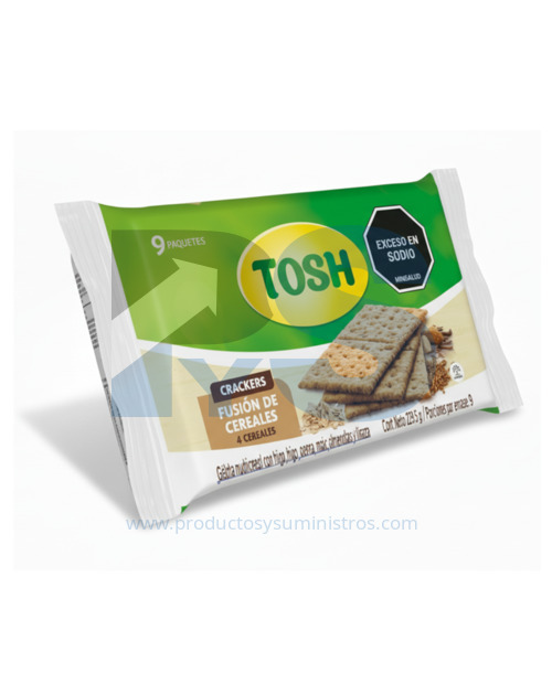 Galleta Tosh Fusión de Cereales x 9 Paquetes 