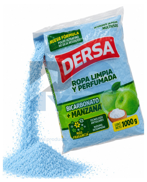 Detergente Industrial Dersa Bicarbonato Manzana x 1000 g
