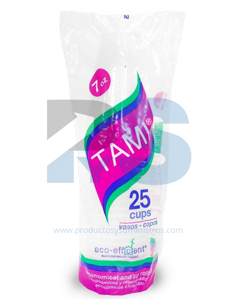 Vaso 7 ONZ Tami Opal * 25 UND