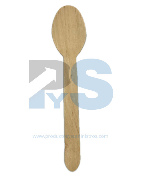 Cuchara en Madera 16 cm x 20 Uds