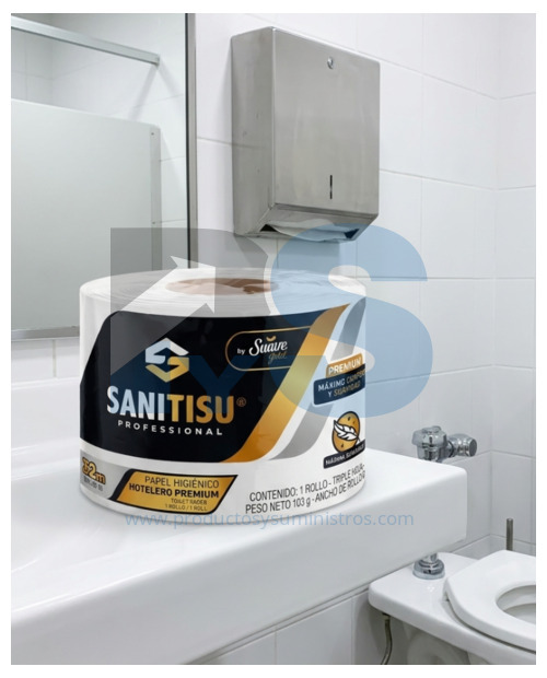 Papel Higiénico Sanitisu Premium Triple Hoja x 32m x 12 Unidades