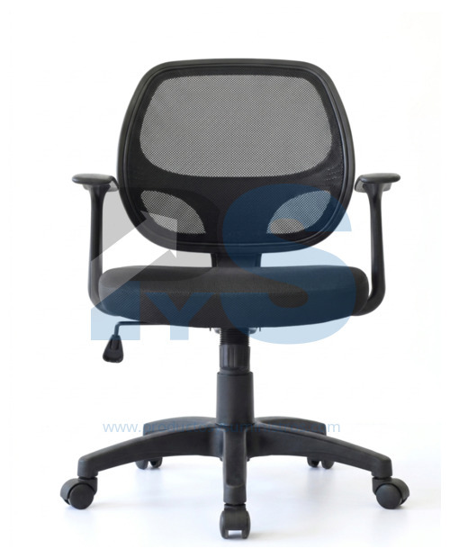 Silla Operativa Mali en Malla con Brazos Fijos Base Nylon