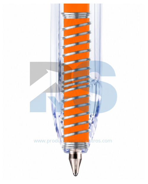Esfero Semi Gel Retráctil Azul Offi-Esco OE-052F x 12 Unidades