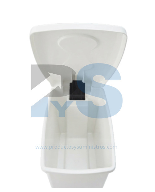 Papelera Pedal Material Recuperado Blanca 10 L Estra 4-1048892