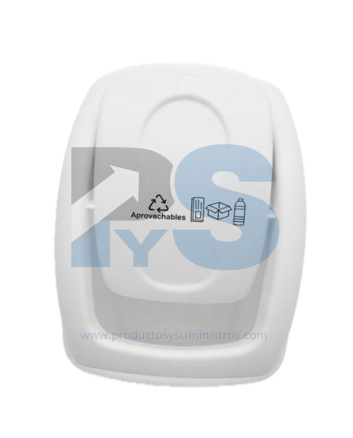Papelera Vaivén Material Recuperado Blanca 10 L Estra 4-1048883