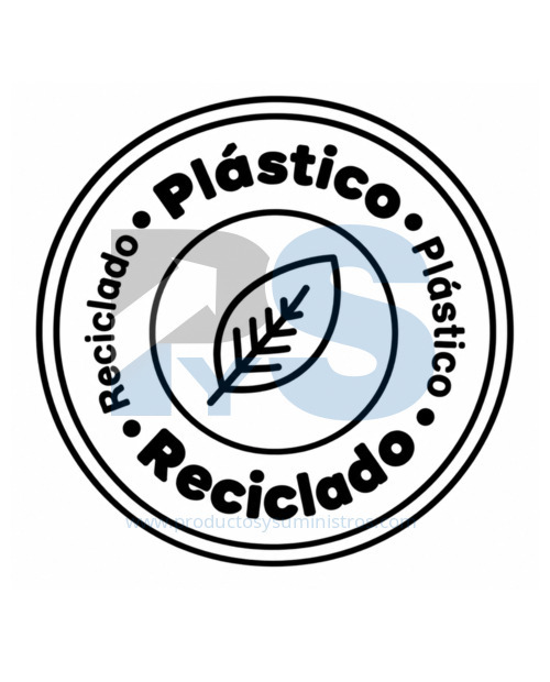 Papelera Vaivén Material Recuperado Verde 35 L Estra