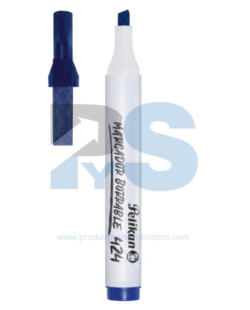 Marcador Borrable Pelikan 424 Azul