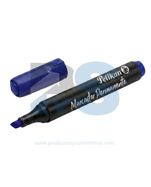 Marcador Permanente Pelikan 420 Azul 