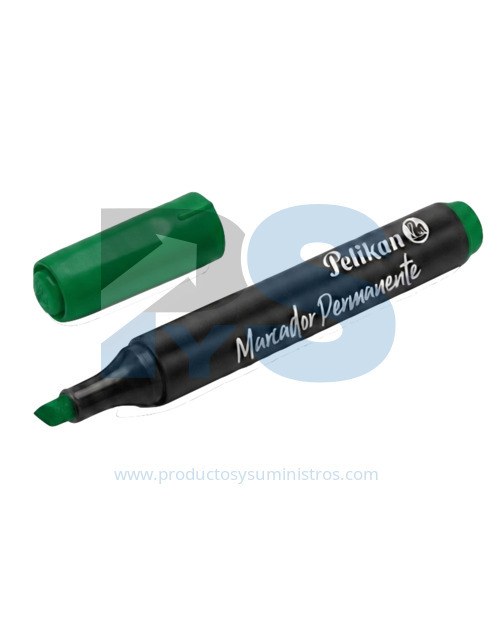 Marcador Permanente Pelikan 420 Verde 