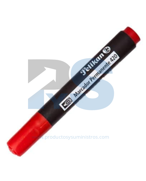 Marcador Permanente Pelikan 420 Rojo