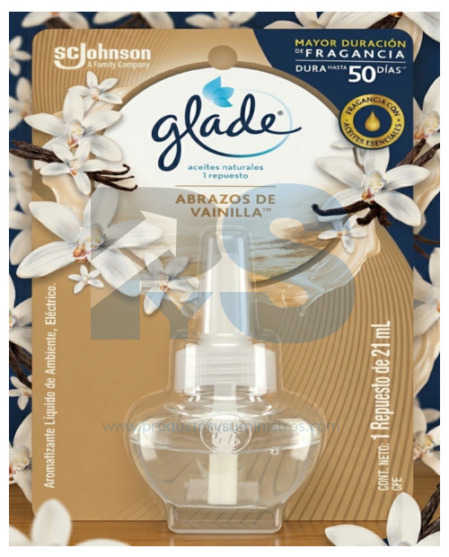 Repuesto Ambientador Glade Eléctrico Líquido x 1 Unidad
